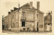 37 Indre Et Loire .CPA FRANCE 37 "Château la Vallières, Hôtel des Voyageurs"