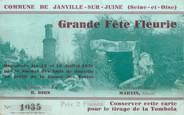 91 Essonne CPA FRANCE 91 "Janville sur Juine, grande fête fleurie"