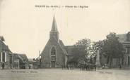 41 Loir Et Cher .CPA FRANCE 41 " Danzé, Place de l'église"