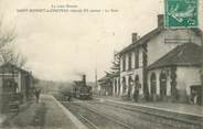 42 Loire .CPA  FRANCE 42  " St Bonnet le Château, La Gare"