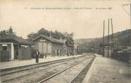 42 Loire .CPA FRANCE 42 " Gouzon, La gare"