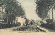 42 Loire .CPA FRANCE 42 " L'Hopiital sur Rhins, La gare"