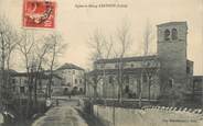 42 Loire .CPA FRANCE 42 " Arthun, Eglise et bourg"