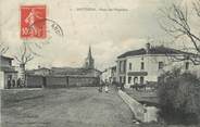 42 Loire .CPA FRANCE 42 " Bouthéon, Place de Plagnieux"