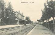 42 Loire .CPA FRANCE 42 " Andrézieux, La gare"