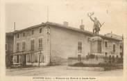 42 Loire .CPA FRANCE 42 " Bussières, Monument aux morts"