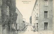 42 Loire .CPA FRANCE 42 " Bussières, Rue centrale"