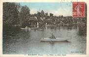 42 Loire .CPA FRANCE 42 " Balbigny, La pêche au Cour Janot"