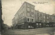 42 Loire .CPA FRANCE 42 " Boen, Rue de Clermont , Place du marché"