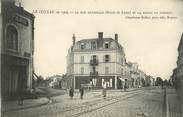 42 Loire .CPA FRANCE 42 "Le Coteau , Rue nationale et Route de Perreux"