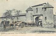 42 Loire .CPA FRANCE 42 "Chazelles sur Lyon, Ferme de la Belle Croix"