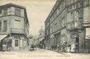 42 Loire .CPA FRANCE 42 "Le Chambon Feugerolles, Rue de l'Eglise"