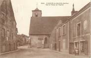 72 Sarthe .CPA FRANCE 72 "Chemieré le Gaudin, Rue et place de l'église"