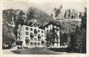 74 Haute Savoie .CPSM  FRANCE 74 "Bionnassay,  Col de Voza, le tramway du Mont Blanc et le glacier"/TRAIN