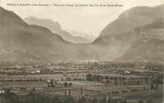 74 Haute Savoie .CPA  FRANCE 74 "Thiez Le Nanty, Vue sur Cluse, la chaine des Fiz et le Mont Blanc"