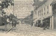 74 Haute Savoie .CPA FRANCE 74 "Saint Gingolph, Grande rue"