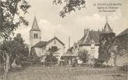 74 Haute Savoie .CPA FRANCE 74 " Neuvecelle,  L'église et le château"