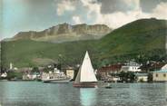 74 Haute Savoie .CPSM FRANCE 74 "Lugrin Tourronde, Le port et les Remises"