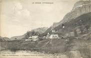 74 Haute Savoie .CPA FRANCE 74 "Le Petit Bornand, L'église et la pointe de Leschaux"