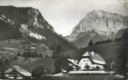 74 Haute Savoie .CPSM  FRANCE 74 " La Chapelle d'Abondance, Le château et Mont des Cornettes"