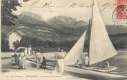 74 Haute Savoie .CPA FRANCE 74 "Menthon, Le port et la Tournette"