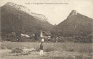 74 Haute Savoie .CPA FRANCE 74 "Alex, Vue générale et Dents de Lanfont et du Cruet"