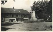 74 Haute Savoie .CPSM FRANCE 74 " Lucinges, La place et le monument aux morts"