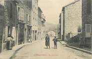 69 RhÔne .CPA  FRANCE 69 "  Bourg de Thizy, Rue de la Gare"