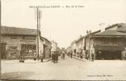 69 RhÔne .CPA FRANCE 69 " Belleville sur Saone, Rue de la gare"