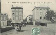 69 RhÔne .CPA FRANCE 69 " Belleville sur Saone, Quartier du Port"