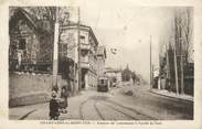 69 RhÔne  .CPA FRANCE 69 "Champagne au Mont d'Or, Avenue de Lannessan à l'arrêt du fort"/ TRAM