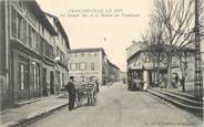 69 RhÔne .CPA  FRANCE 69 " Francheville le Bas, La grande rue et la station des tramways" / TRAM