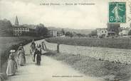 69 RhÔne .CPA  FRANCE 69 "Limas, Route de Villefranche"