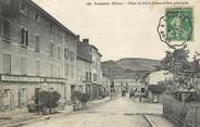 69 RhÔne .CPA  FRANCE 69 " Lozanne, Hôtel du Soleil Levant et rue principale"