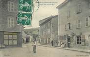 69 RhÔne .CPA FRANCE 69 "Lamure d'Azergues, La gare et la Grande rue "