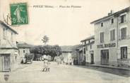 69 RhÔne .CPA  FRANCE 69 " Poule, Place des platanes"