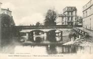 17 Charente Maritime .CPA  FRANCE 17 " Jonzac, Pont sur la Seugne et Châtau de l'Ile"
