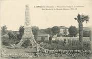 34 Herault . CPA FRANCE 34 "Babeau, Monument aux morts"