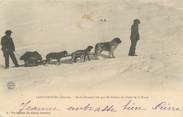 73 Savoie . CPA FRANCE  73 "Lanslebourg, Ravitaillement  fait par les chiens du Poste de la Turra"/ VOITURE A CHIENS