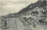 73 Savoie . CPA FRANCE  73 " Modane - Fourneaux,  Catastrophe  du 23 juillet 1906, déblaiement des voies"