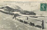 73 Savoie . CPA   FRANCE  73 "Sollières Sardières, Le ravitaillement du poste des alpins" / VOITURE A CHIENS