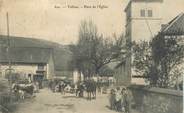 74 Haute Savoie .CPA FRANCE 74 "  Vulbens, Place de l'église"