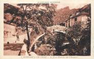 12 Aveyron .CPA FRANCE 12 "Brousse le Château, Le pont romain sur l'Atrance"