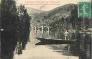 12 Aveyron .CPA FRANCE 12 "'Entraygues,  Pêche à la ligne sur La Truyère au vieux pont"