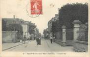 14 Calvado .CPA  FRANCE 14  "St Aubin sur Mer, Grande rue "