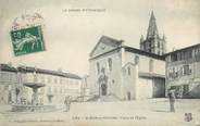 26 DrÔme .CPA FRANCE 26 "St Jean en Royans, Place de l'église"