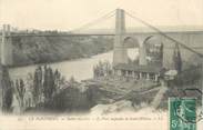 26 DrÔme .CPA FRANCE 26 "  St  Nazaire en Royans , Le pont suspendu de St Hilaire"