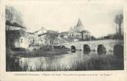 86 Vienne . CPA FRANCE 86 "Jazeneuil, L'église et le pont"