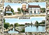 76 Seine Maritime CPSM  FRANCE 76 "Epouville, Auberge du moulin, la gare"