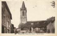 87 Haute Vienne .CPA FRANCE 87 "Verneuil sur Vienne,  Place de l'église"